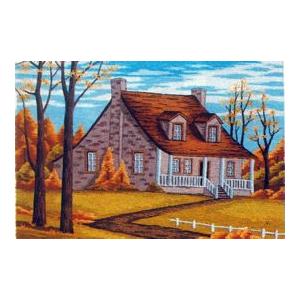 東京文化刺繍キット　No912 秋の家（３号）