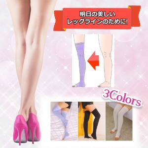 着圧 ソックス ニーハイ 加圧 マタニティ 足...の詳細画像2