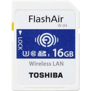 中古 Toshiba 東芝 FlashAir W-04 16GB SDHCクラス10 SDカード