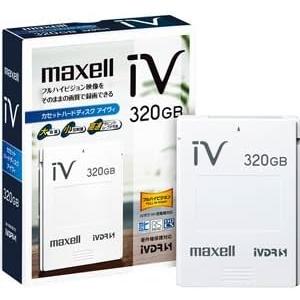 中古 マクセル iVDR-S規格対応リムーバブル・ハードディスク 320GB maxell カセット...
