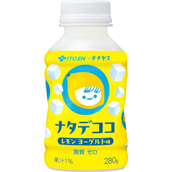 伊藤園　チチヤス ナタデココ レモンヨーグルト味 PET280g×24本（1ケース）