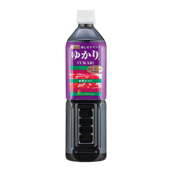 【ケース販売】三島食品 赤しそドリンク ゆかり(R) 840ml×6本