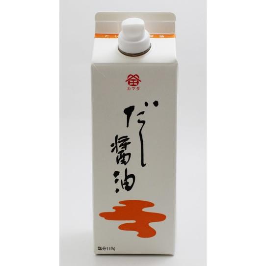 鎌田醤油 だし醤油 500ml×12本（1ケース） カマダ