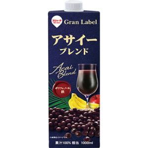 スジャータ アサイーブレンド 1000ml 【めいらくのアサイージュース】