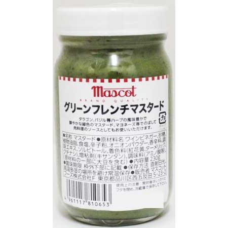 マスコットフーズ グリーンフレンチマスタード 230g×12本