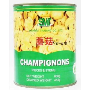 信明商事 マッシュルーム缶詰 ピーセス 2号缶 850g×12缶