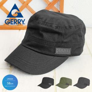 gerry キャップ 深め ブランド 帽子 ローキャップ 型押し ワッペン ワークキャップ ジェリー 黒 ブラック カーキ グレー 90ger-185