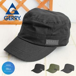 gerry キャップ 深め ブランド 帽子 ローキャップ 型押し ワッペン ワークキャップ ジェリー 黒 ブラック カーキ グレー 90ger-185｜s-martceleble