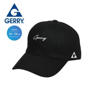 gerry キャップ 6パネル 帽子 uvカット ブランド ローキャップ ベースボール メンズ レディース 黒 ブラック ジェリー 90ger-203｜s-martceleble