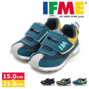 イフミー 子供靴 スニーカー ジョーブ キッズシューズ 15cm IFME joob 太ベルトコンビカラースニーカー A 30-3808｜s-martceleble