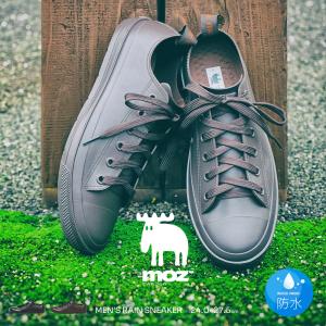 モズ moz レインシューズ メンズ スニーカー ローカット