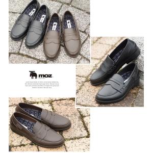 モズ moz レインシューズ ローファー 雨靴...の詳細画像2
