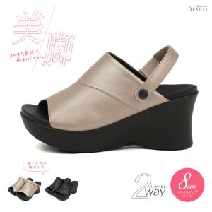 オフィスサンダル 疲れにくい 静音 レディース 厚底