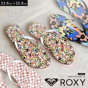 ロキシー ビーチサンダル レディース おしゃれ サンダル トングサンダル ビーサン 花柄 植物 かわいい ボタニカル ROXY rsd231211｜s-martceleble