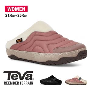 TEVA クロッグシューズ レディース 裏起毛 サボサンダル 防寒 撥水 REEMBER TERRAIN テバ リエンバー テレイン ピンク 黒 ク 1129582 爆買