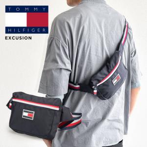 トミーヒルフィガー ウエストポーチ バッグ 小さめ メンズ ネイビー TOMMY HILFIGER EXCUSION TH-826 TC090EX9 爆買