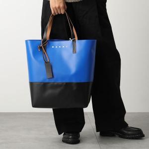 MARNI マルニ トートバッグ TRIBECA トライベッカ SHMQ0037A0 P5769 メンズ ショッピングバッグ バイカラー ロゴ 鞄 ZO226｜s-musee