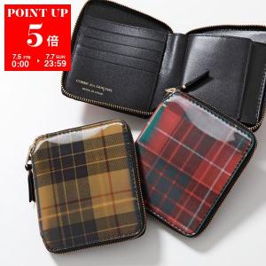 COMME des GARCONS コムデギャルソン 二つ折り財布 LENTICULAR TARTAN SA2100LT メンズ レディース ミニ財布 タータンチェック カラー3色｜s-musee