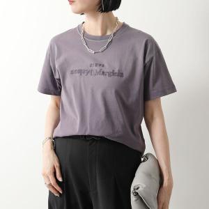 MAISON MARGIELA メゾンマルジェラ 1 10 Tシャツ S51GC0526 S20079 レディース 半袖 カットソー リバースロゴT 刺繍 クルーネック コットン 969｜s-musee