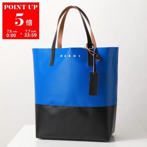 MARNI マルニ トートバッグ TRIBECA トライベッカ SHMQ0037A0 P5769 レディース ショッピングバッグ バイカラー ロゴ 鞄 ZO226｜s-musee