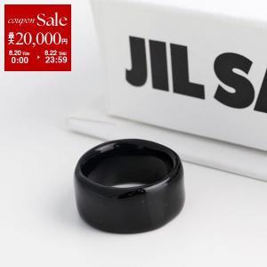 JIL SANDER ジルサンダー リング CM2 RING 2 J29UQ0033 P4880 レディース 指輪 アクセサリー 001/Black｜s-musee