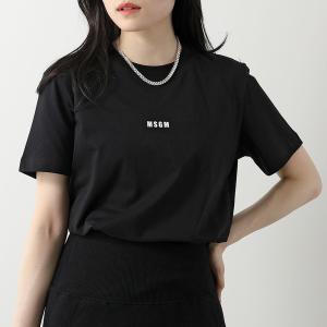 MSGM エムエスジーエム Tシャツ MDM500 レディース 半袖 カットソー クルーネック 丸首 ちびロゴ ロゴT カラー5色｜インポートセレクト musee