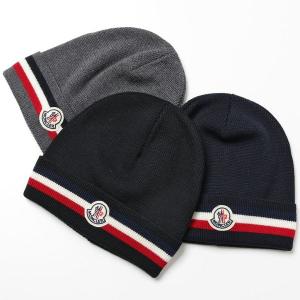MONCLER（モンクレール） 極美品△MONCLER BERRETTO ウール100％ ロゴ