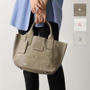 NUR DONATELLA LUCCHI ヌールドナテッラルッキ 2336 VIOLA XS lam Stelle カラー2色 レザー トートバッグ パスケース付 スター刺繍 鞄 レディース