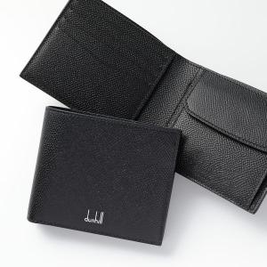 ⭐️【箱付き新品】⭐️本物保証⭐️dunhill 黒レザー 二つ折りメンズ財布/未使用 dunhill（ダンヒル） 財布 二つ折り財布 カドカン 4CC ＆ コインパース