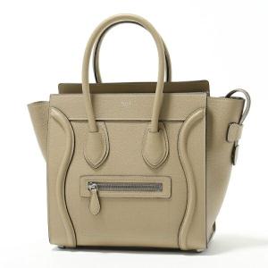 CELINE セリーヌ 189793DRU.03UN Micro マイクロ LUGGAGE ラゲージ レザー トートバッグ Dune 鞄 レディース