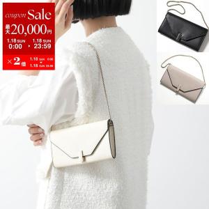 [新品同様] ヴァレクストラ　vライン　クロスボディ　ボディバッグ　レザー Valextra（ヴァレクストラ） クロスボディバッグ Vライン