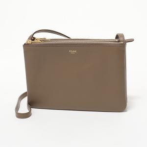 CELINE セリーヌ 187603BEB.19NG Trio トリオ レザー ショルダーバッグ ポシェット ポーチ GlazedNut 鞄 レディース｜s-musee