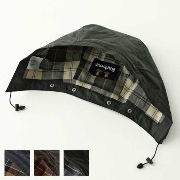 Barbour バブアー フードパーツ MHO0004 WAXED COTTON HOOD メンズ ...