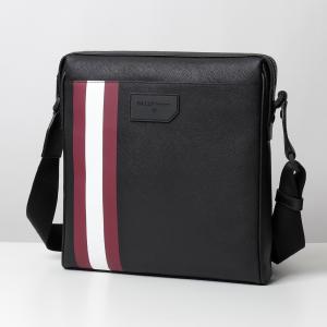 BALLY バリーSKILL OF コーテッドキャンバス クロスボディバッグ シンセティック ショルダーバッグ 鞄 06/BLACK メンズ