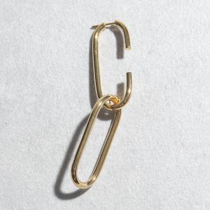 MARIA BLACK マリアブラック 100526 OVAL LINK EARRING ピアス アクセサリー 片耳販売 ゴールド レディース