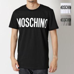 MOSCHINO COUTURE! モスキーノ クチュール 半袖 Tシャツ A0705 5240 A0701 2041 メンズ カットソー ロゴT クルーネック コットン カラー3色｜s-musee