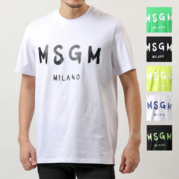 MSGM エムエスジーエム 半袖 Tシャツ 2000 3240 3440 MM510 メンズ カット...