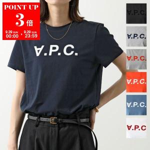 APC A.P.C. アーペーセー VPC Tシャツ COBQX COEZB F26944 レディース クルーネック 半袖 カットソー ロゴT カラー9色｜インポートセレクト musee