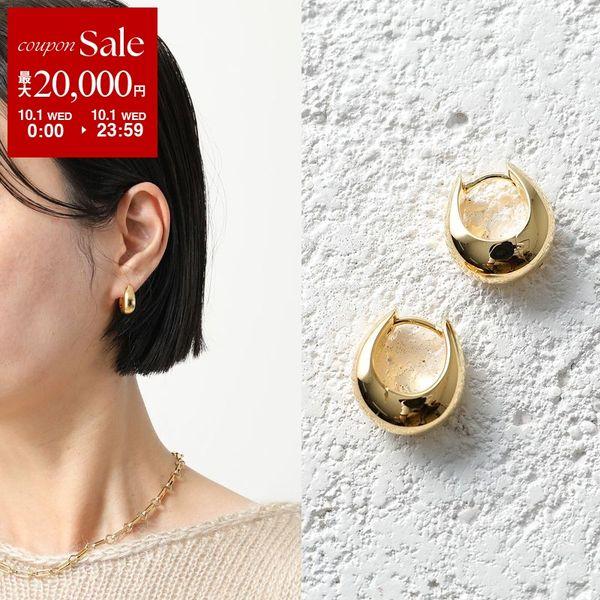 TOMWOOD トムウッド ピアス Ice Hoop Small Gold アイス フープ E39H...