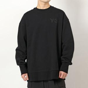 Y-3 ワイスリー スウェット GV4194 メンズ プルオーバー トレーナー コットン クルーネック ロゴ BLACK｜s-musee