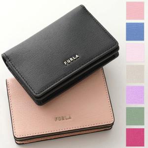 Furla フルラ カードケース BABYLON S BUSINESS CARD CASE PCZ1UNO B30000 レディース レザー パスケース 定期入れ メタルロゴ カラー16色