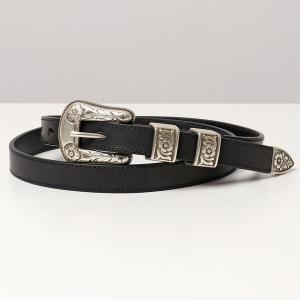 J&M DAVIDSON ベルト ウエスタンバックル WESTERN BUCKLE 20MM BWST-0XX-AN20 47871 7277 メンズ プンターレ レザー 999S/BLACK｜s-musee