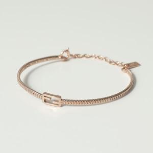 FENDI フェンディ 8AG988 B08 バゲット ブレスレット バングル FFロゴ