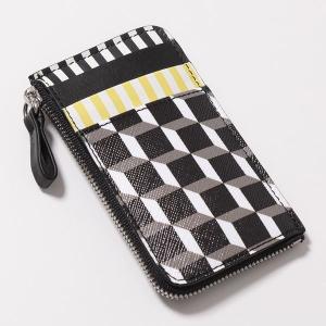 PIERRE HARDY ピエールアルディ SW02 PVC×レザー コインケース カードケース フラグメントケース ミニ財布 BLACK-WHITE-MULTICOLOR レディース メンズ｜s-musee