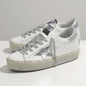 GOLDEN GOOSE ゴールデングース スニーカー HI STAR ハイスター GWF00118 F000329 レディース レザー ローカット 厚底 靴 80185/WHITE-SILVER