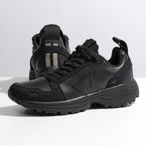 Rick Owens Veja リックオウエンス ベジャ コラボ  VM21S6801 SLVE Hiking Sneaker レザー スニーカー レースアップシューズ 靴 99/BLACK/BLACK メンズ