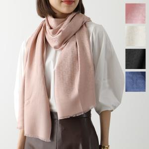 SALVATORE FERRAGAMO フェラガモ ストール カラー3色 レディース 32 7987 マフラー ガンチーニ ウール混シルク