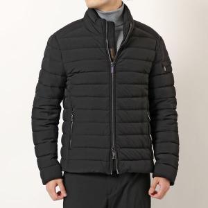 MOORER RAY-KN ナイロン ストレッチ ダウンブルゾン ブラック52 【安心
