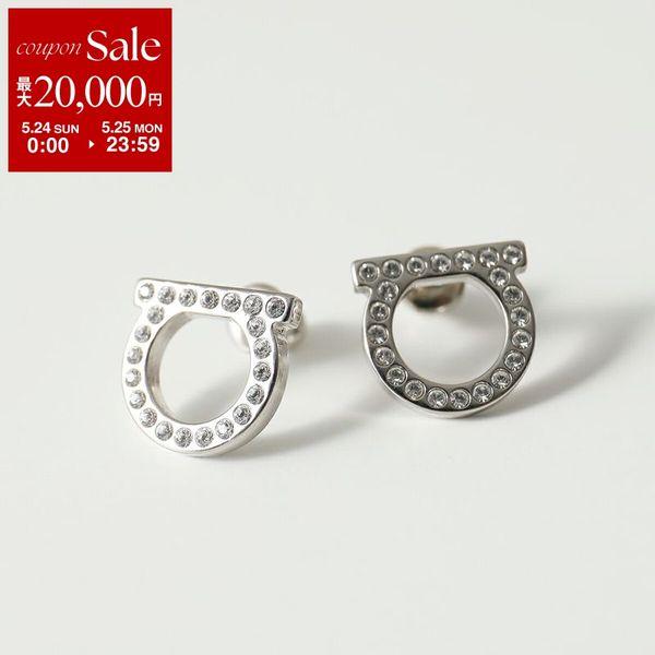 FERRAGAMO フェラガモ ピアス レディース 76 0122 002 CRY/PLDL ガンチ...