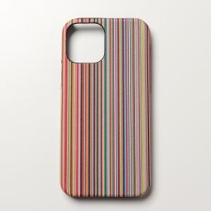 Paul Smith ポールスミス M1A 6848 B40011 CASE IPN PRO 12 MULTI iPhone12/12Pro専用ケース カバー マルチストライプ 92 メンズ